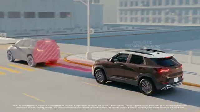 Chevrolet — Safety Assist — Forward Collision Alert and Automatic Emergency Braking