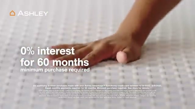 Ashley — 60 Months with 0% Interest Storewide